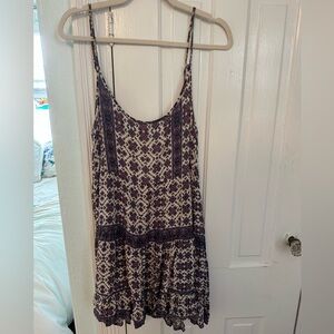 Brandy Melville Purple Spaghetti Strap Sun Dress Size Small